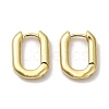 Rack Plating Oval Brass Hoop Earrings KK-S397-25G-1