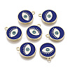 Alloy Enamel Pendants ENAM-N059-32A-3