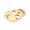 201 Stainless Steel Charms STAS-D176-02G-3