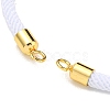 Nylon Cords Bracelet Makings Fit for Connector Charms AJEW-P116-02G-17-2