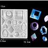 DIY Geometrical Shape Pendant Silicone Molds DIY-YW0008-05-2
