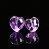 Natural Amethyst Love Heart Beads PW-WG6A1F9-01-2