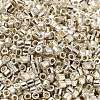 Electroplate Glass Seed Beads SEED-S042-01B-08-3