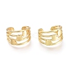 Brass Cuff Rings RJEW-I073-08G-2