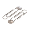 Alloy Brooch Base Settings FIND-WH0050-77P-2