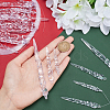 WADORN 45Pcs Christmas Plastic Icicle Drop Pendant Decorations DIY-WR0003-04-3