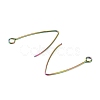 Ion Plating(IP) 304 Stainless Steel Earring Hooks STAS-F191-02M-B-2