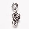 304 Stainless Steel European Dangle Charms OPDL-K002-AS-06-2