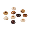 Craftdady 100Pcs 5 Style Pine Wood Beads WOOD-CD0001-17-9