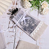 Burlap & Organza Storage Pouches ABAG-WH0040-13-3