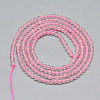 Natural Rose Quartz Beads Strands G-S266-2mm-16-2