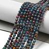 Natural Red Corundum/Ruby and Sapphire Beads Strands G-G161-A19-05-2