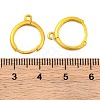 Brass Hoop Earring Findings KK-G502-01G-3