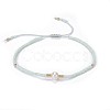 Adjustable Nylon Cord Braided Bead Bracelets X-BJEW-P256-B07-3