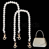   2Pcs ABS Plastic Imitation Pearl Beaded Bag Straps AJEW-PH0003-99A-1