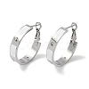 304 Stainless Steel Rhinestone Hoop Earrings for Women EJEW-L283-053P-01-1