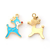 Alloy Enamel Pendants ENAM-N054-012C-1