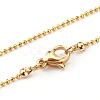 Brass Initial Pendant Necklaces NJEW-JN03330-05-3