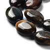 Three Color Natural Tiger Eye Beads Strands G-L164-A-18-4