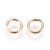 Long-Lasting Plated Brass Open Jump Rings KK-WH0028-01G-C-2