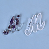 Letter DIY Silicone Molds X-DIY-I034-08M-3