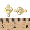 Brass Filigree Connector Charms KK-F880-02G-01-3