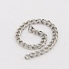 304 Stainless Steel Twisted Chains Curb Chain X-CHS-K001-25A-2