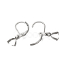 304 Stainless Steel Leverback Earring Findings STAS-P370-03P-2