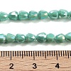 Electroplate Glass Beads Strands EGLA-D030-P4mm-B09-5