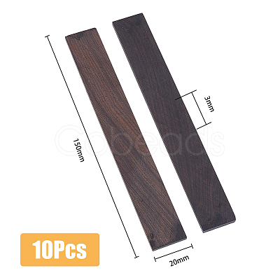 SUPERFINDINGS Wood Bookmark Strips AJEW-FH0003-29-1