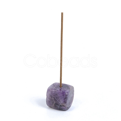 Natural Amethyst Incense Burners Holder PW-WG6B9B9-01-1