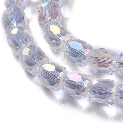 AB Color Plated Glass Beads GLAA-F108-12A-02-1