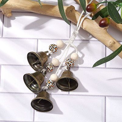 Iron Bell Wind Chimes HJEW-JM01955-1