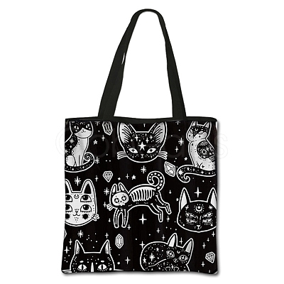 Gothic Printed Polyester Shoulder Bags PW-WG68108-11-1