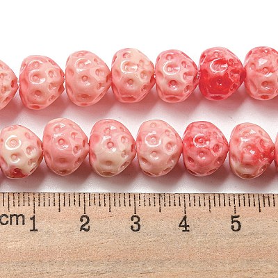 Synthetic Coral Dyed Beads Strands CORA-Q034-A01-01-1