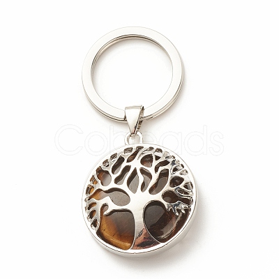 Synthetic & Natural Stone Keychain KEYC-JKC00313-1