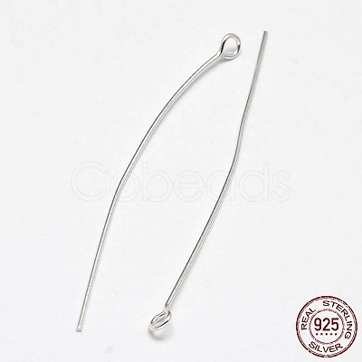 925 Sterling Silver Eye Pins STER-F018-02A-01-1