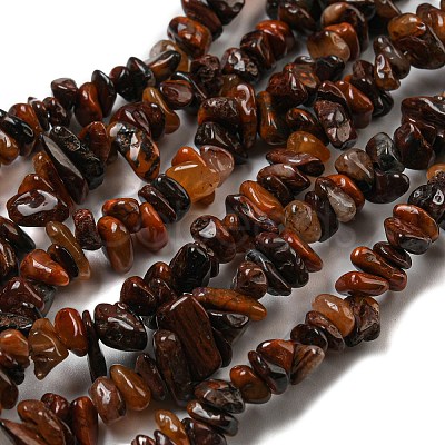 Natural Red Pietersite Beads Strands G-G905-16-1