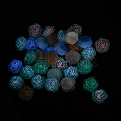 Luminous Opaque Epoxy Resin Decoden Cabochons CRES-M032-03C-1