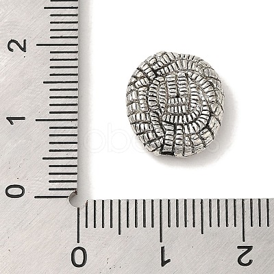 Tibetan Style Alloy Beads TIBEB-L007-04AS-1