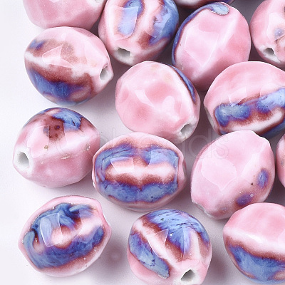 Handmade Porcelain Beads PORC-S498-47M-1