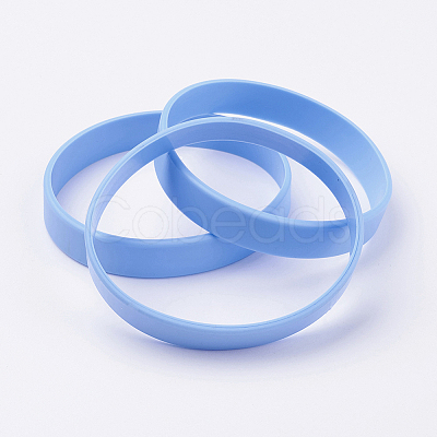 Silicone Wristbands Bracelets X-BJEW-J176-13-1