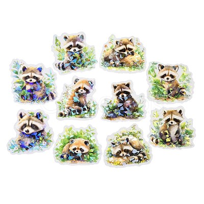 Animal Waterproof PET Stickers Set DIY-G118-03A-1