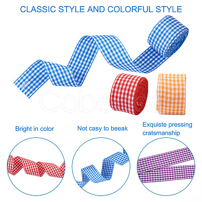 50Meters 10 Colors Polyester Ribbon OCOR-PJ0001-002-1