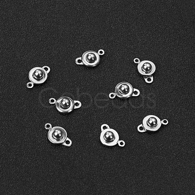 GOMAKERER 20Pcs 201 Stainless Steel Snap Clasps STAS-GO0001-18S-1