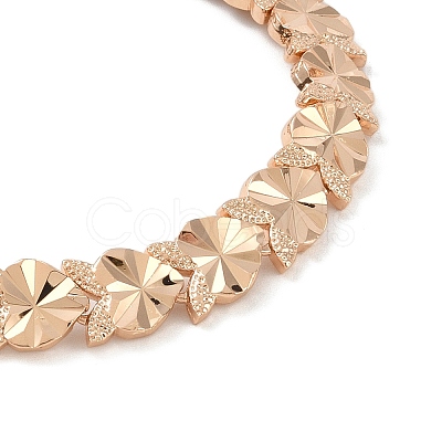 Brass Link Chain Bracelets for Women Men BJEW-P324-01K-KCG-1