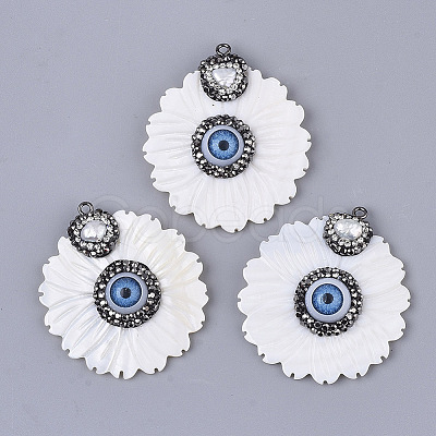 Freshwater Shell Pendants SHEL-T015-04-1