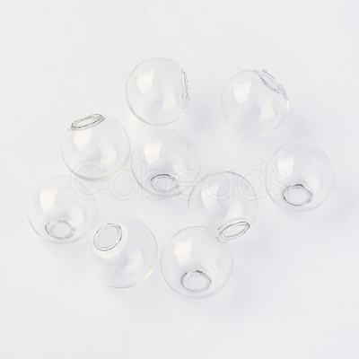 Round Mechanized One Hole Blown Glass Globe Ball Bottles X-BLOW-R001-12mm-1