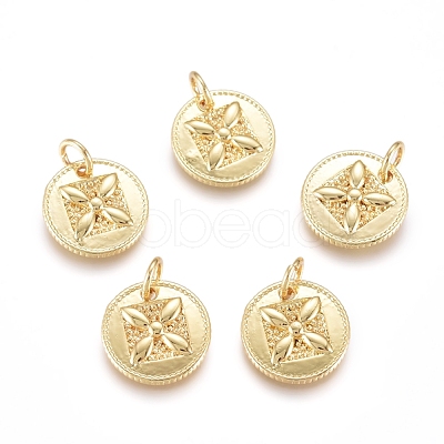 Brass Charms KK-L189-10G-1