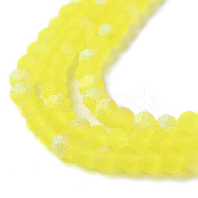 Transparent Glass Beads Strands EGLA-A044-T2mm-MB29-1